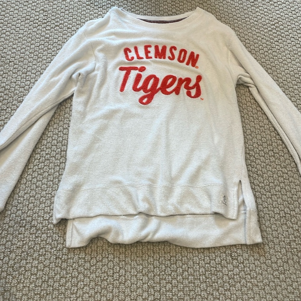 Clemson tigers fuzzy sweatshirt pullover